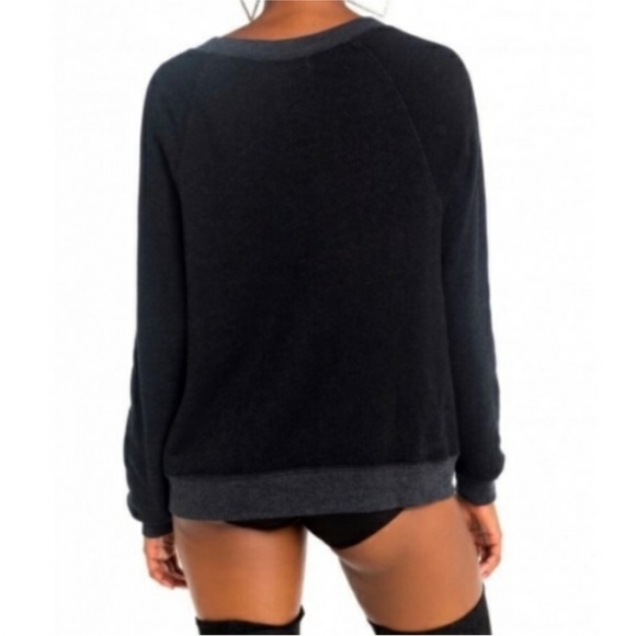 Wildfox Night Creature Black Sweatshirt Small preowned - Picture 3 of 12